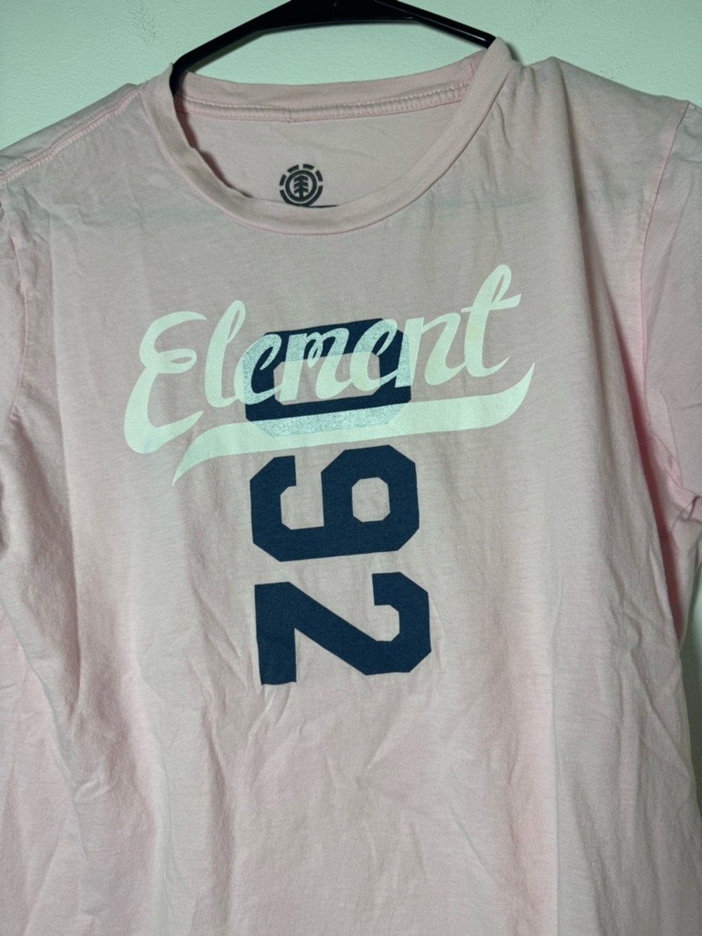 Element Pink Graphic Tee Kids XL 92 Logo Short Sleeve Cotton - Picture 4 of 5